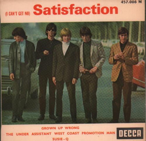 The Rolling Stones (I Can't Get No) Satisfaction 7" vinyl single (7 inch record / 45) French ROL07IC55417