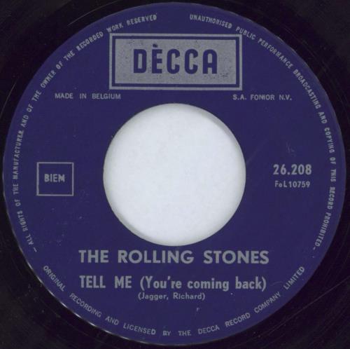 The Rolling Stones (I Can't Get No) Satisfaction 7" vinyl single (7 inch record / 45) Belgian ROL07IC790049
