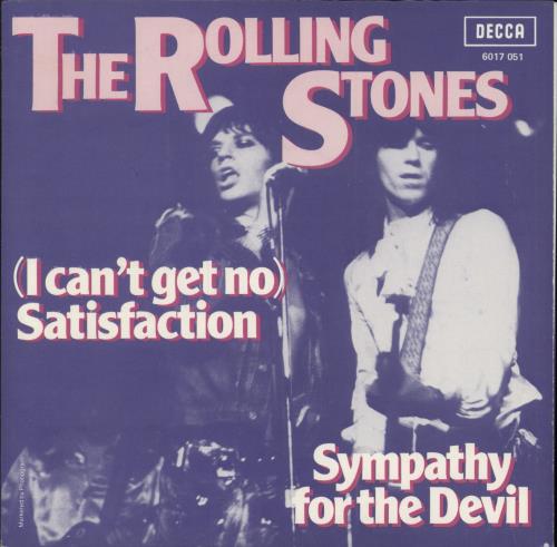 The Rolling Stones (I Can't Get No) Satisfaction 7" vinyl single (7 inch record / 45) Dutch ROL07IC790734