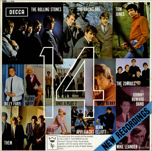 The Rolling Stones 14 Great Artists - EX vinyl LP album (LP record) UK ROLLPGR331876