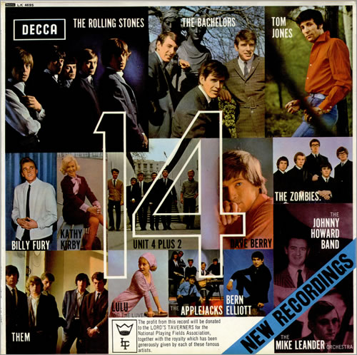 The Rolling Stones 14 Great Artists vinyl LP album (LP record) UK ROLLPGR474727