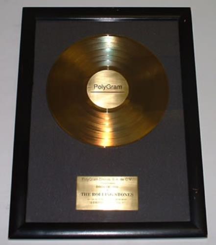 The Rolling Stones 16 Exitos De Oro Vol. II award disc Mexican ROLAWEX247717