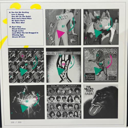The Rolling Stones 1983 - 2015 (BMG Publishing Sampler) vinyl LP album (LP record) US ROLLPBM807578
