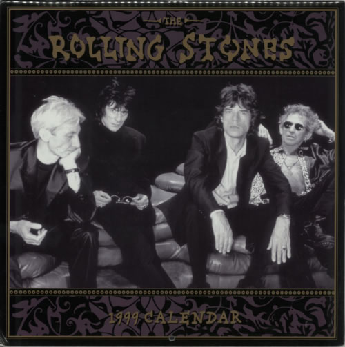 The Rolling Stones 1999 Calendar - Sealed calendar Canadian ROLCACA610737