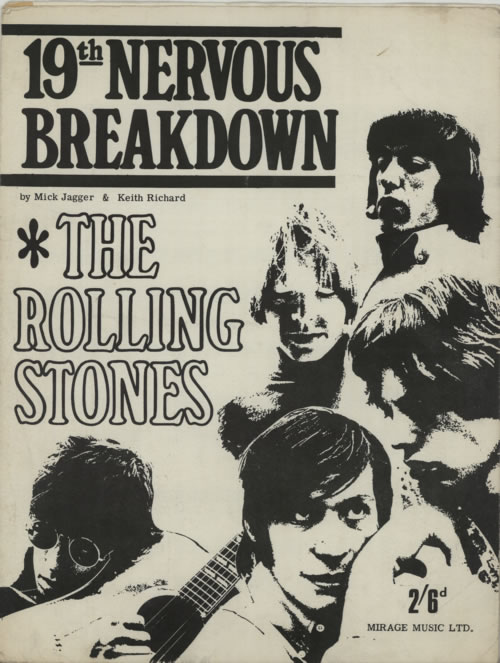 The Rolling Stones 19th Nervous Breakdown sheet music UK ROLSMTH617667