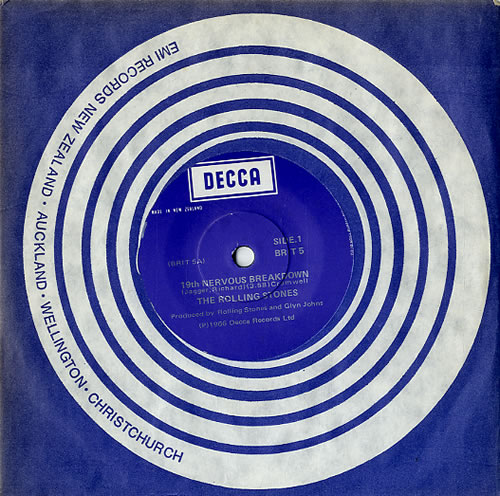 The Rolling Stones 19th Nervous Breakdown 7" vinyl single (7 inch record / 45) New Zealand ROL07TH623144