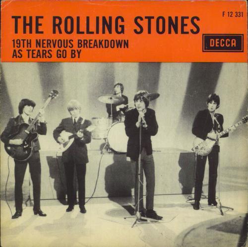 The Rolling Stones 19th Nervous Breakdown 7" vinyl single (7 inch record / 45) Dutch ROL07TH790715
