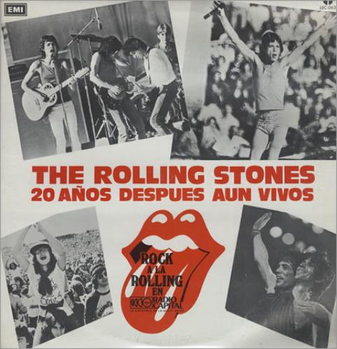 The Rolling Stones 20 A�os Despues Aun Vivos vinyl LP album (LP record) Mexican ROLLPAO140983