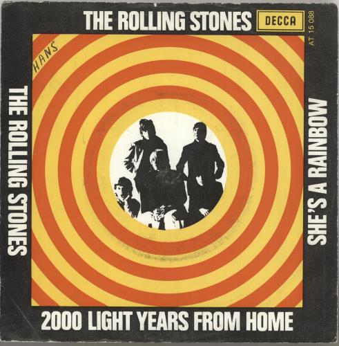 The Rolling Stones 2000 Light Years From Home - WOS 7" vinyl single (7 inch record / 45) Dutch ROL07LI97968