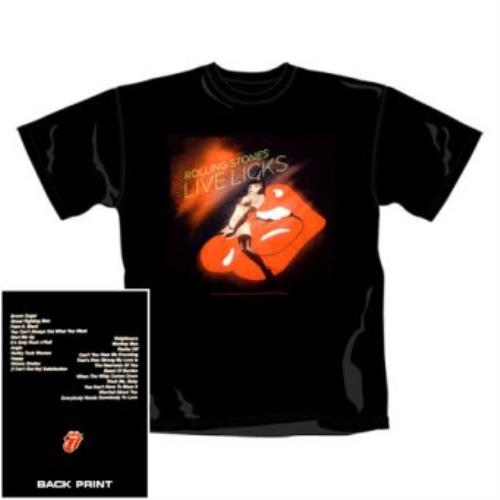 The Rolling Stones 40 Licks T-Shirt - XL t-shirt UK ROLTSLI355260
