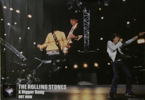 The Rolling Stones A Bigger Bang - Out Now poster Japanese ROLPOAB483089