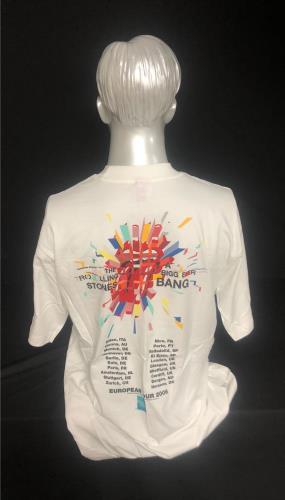 The Rolling Stones A Bigger Bang - White Large t-shirt UK ROLTSAB729096