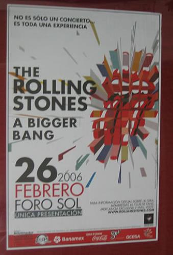 The Rolling Stones A Bigger Bang poster Mexican ROLPOAB348264