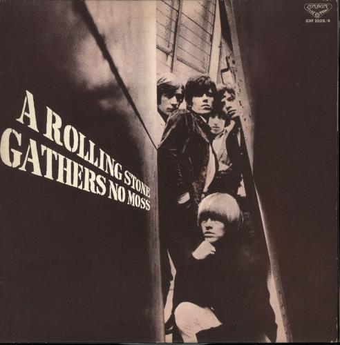 The Rolling Stones A Rolling Stone Gathers No Moss 2-LP vinyl record set (Double LP Album) Japanese ROL2LAR716061