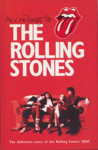 The Rolling Stones According To The Rolling Stones book UK ROLBKAC569417