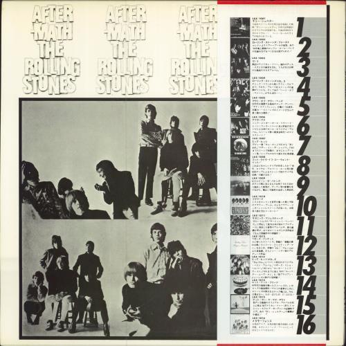 The Rolling Stones Aftermath + Obi vinyl LP album (LP record) Japanese ROLLPAF146520