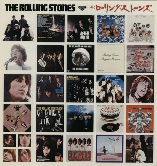 The Rolling Stones Aftermath + Sticker Sheet vinyl LP album (LP record) Japanese ROLLPAF176784
