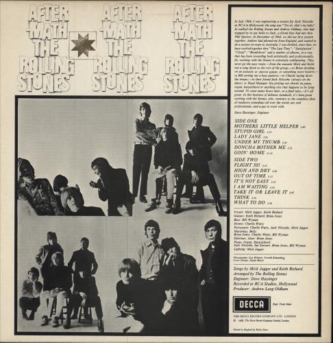 The Rolling Stones Aftermath - 5th - EX - Star vinyl LP album (LP record) UK ROLLPAF785845