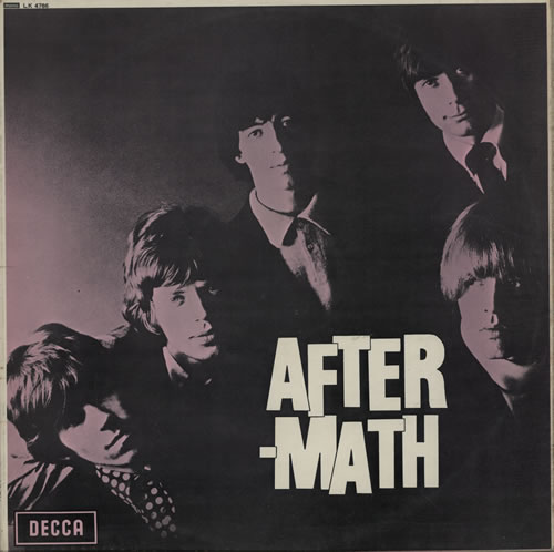 The Rolling Stones Aftermath - 7th - VG vinyl LP album (LP record) UK ROLLPAF580576