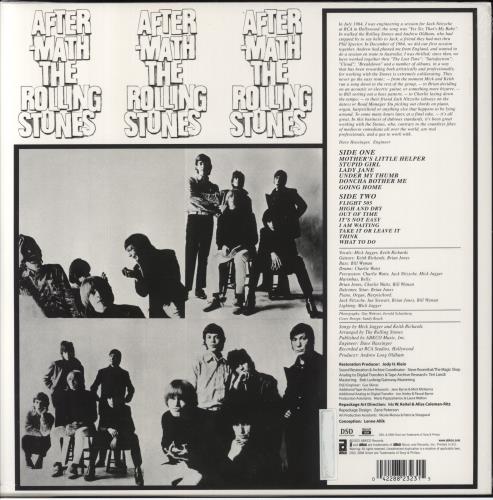 The Rolling Stones Aftermath - DSD Remastered 180 Gram Vinyl - Sealed vinyl LP album (LP record) UK ROLLPAF688441