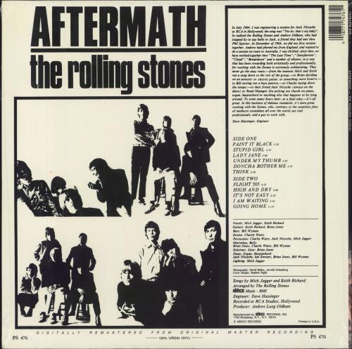 The Rolling Stones Aftermath - Sealed vinyl LP album (LP record) US ROLLPAF797999