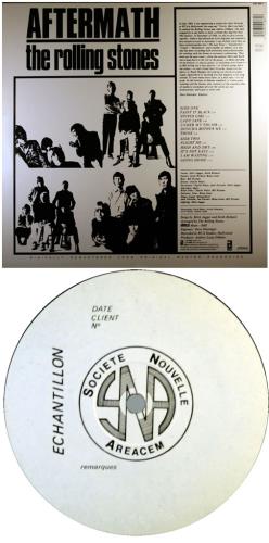 The Rolling Stones Aftermath - Test pressing vinyl LP album (LP record) French ROLLPAF551295