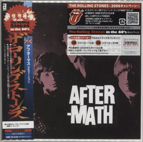 The Rolling Stones Aftermath [UK Version] CD album (CDLP) Japanese ROLCDAF887524