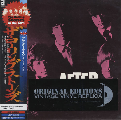 The Rolling Stones Aftermath CD album (CDLP) Japanese ROLCDAF432016