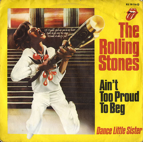 The Rolling Stones Ain't Too Proud To Beg - P/S 7" vinyl single (7 inch record / 45) German ROL07AI622986