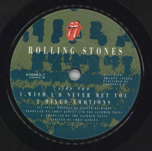 The Rolling Stones Almost Hear You Sigh - EX 7" vinyl single (7 inch record / 45) UK ROL07AL703096