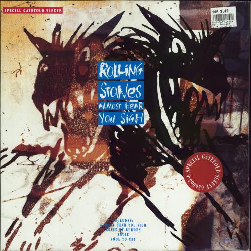 The Rolling Stones Almost Hear You Sigh - Hype Stickered Gatefold Sleeve 12" vinyl single (12 inch record / Maxi-single) UK ROL12AL771037