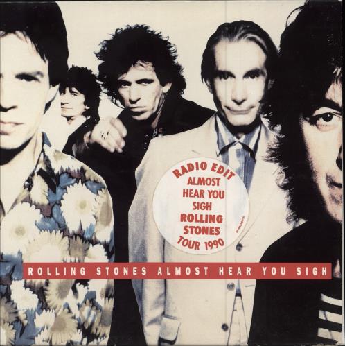 The Rolling Stones Almost Hear You Sigh - Stickered P/S 7" vinyl single (7 inch record / 45) Dutch ROL07AL780992