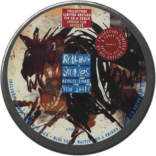 The Rolling Stones Almost Hear You Sigh - Tin CD single (CD5 / 5") UK ROLC5AL06566