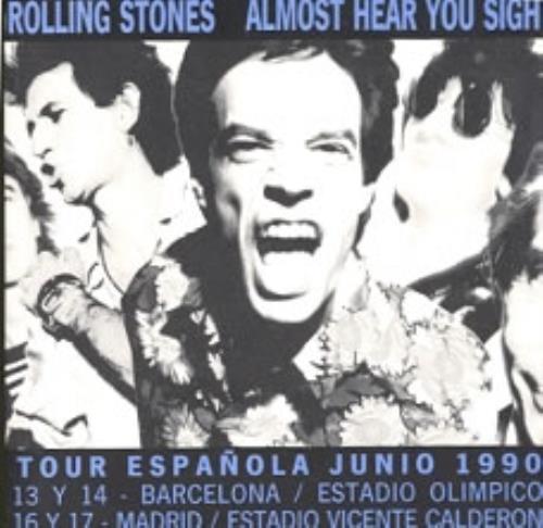 The Rolling Stones Almost Hear You Sigh 7" vinyl single (7 inch record / 45) Spanish ROL07AL170666