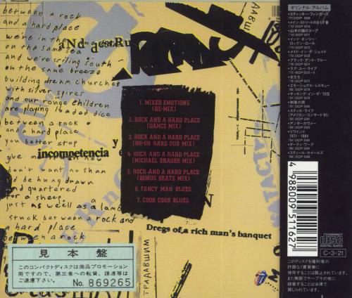 The Rolling Stones Another Side Of Steel Wheels CD album (CDLP) Japanese ROLCDAN321091