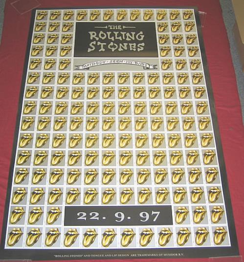 The Rolling Stones Anybody Seen My Baby poster UK ROLPOAN359858
