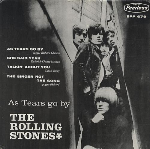 The Rolling Stones As Tears Go By EP - Thin Sleeve 7" vinyl single (7 inch record / 45) Mexican ROL07AS342238