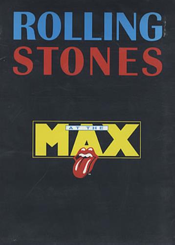 The Rolling Stones At The Max media press pack US ROLPPAT166209