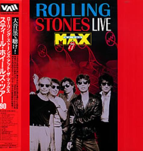 The Rolling Stones At The Max laserdisc / lazerdisc Japanese ROLLZAT280160