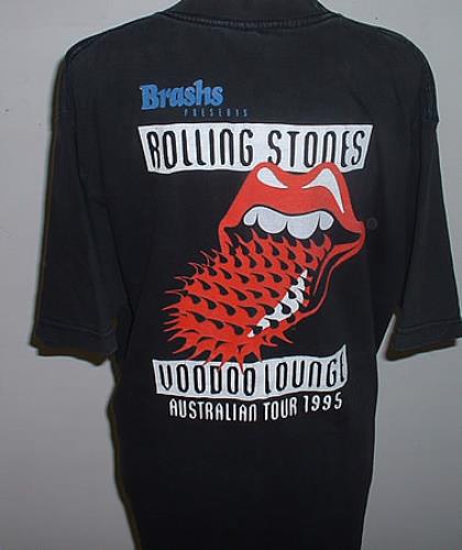 The Rolling Stones Australian '95 Voodoo Crew t-shirt Australian ROLTSAU322787