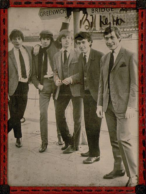 The Rolling Stones Autographed Framed Picture memorabilia UK ROLMMAU524289