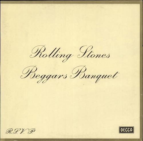 The Rolling Stones Beggars Banquet vinyl LP album (LP record) German ROLLPBE211317