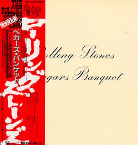 The Rolling Stones Beggars Banquet vinyl LP album (LP record) Japanese ROLLPBE236913