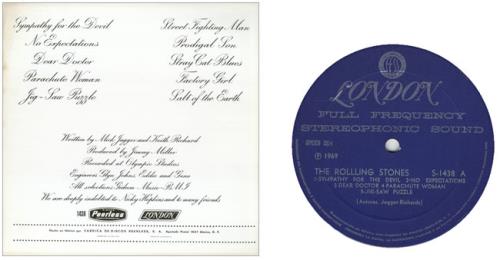 The Rolling Stones Beggars Banquet vinyl LP album (LP record) Mexican ROLLPBE246989