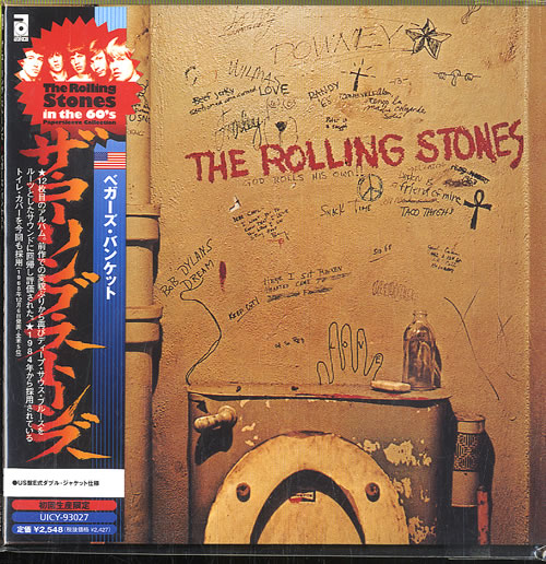 The Rolling Stones Beggars Banquet CD album (CDLP) Japanese ROLCDBE556570