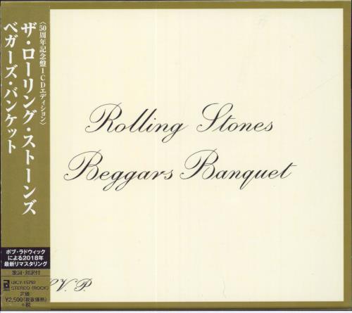 The Rolling Stones Beggars Banquet CD album (CDLP) Japanese ROLCDBE814611