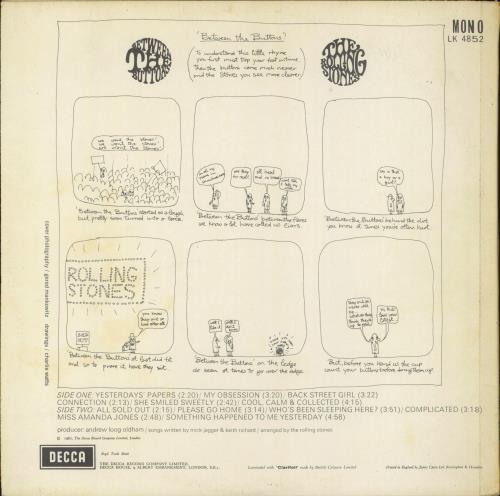 The Rolling Stones Between The Buttons vinyl LP album (LP record) UK ROLLPBE793274