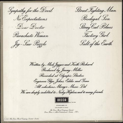 The Rolling Stones Between The Buttons vinyl LP album (LP record) Dutch ROLLPBE820124