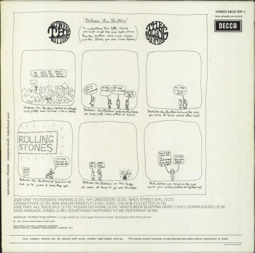 The Rolling Stones Between The Buttons vinyl LP album (LP record) Dutch ROLLPBE825831