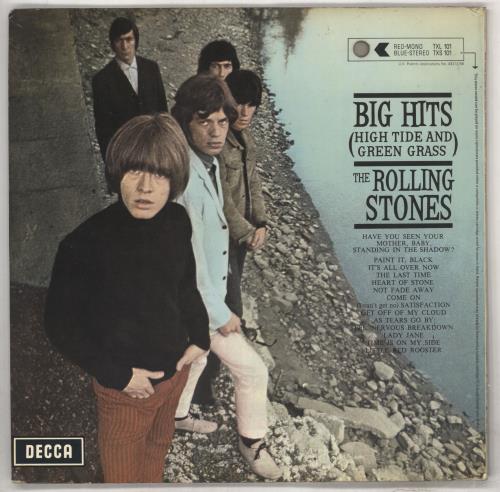 The Rolling Stones Big Hits (High Tide And Green Grass) - 2nd - VG vinyl LP album (LP record) UK ROLLPBI735728